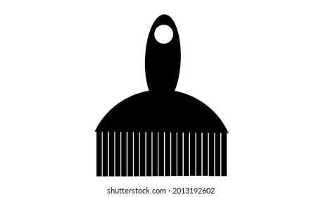 simple cone small broom with black color