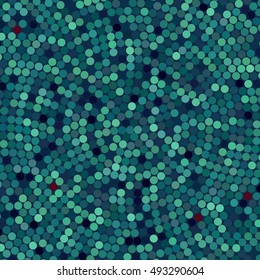 Simple confetti background, vector illustration. Pattern with mixed small spots. Blue, green colors