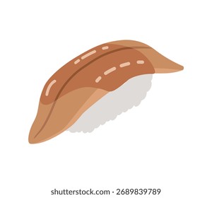 Simple conger eel sushi illustration vector
