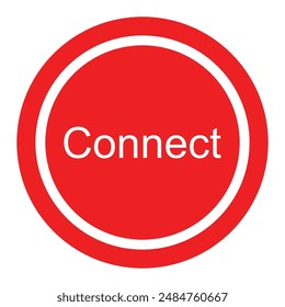 diseño de ilustración de icono de conexión simple