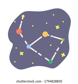 simple constellation for space and galaxy element