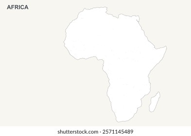 A simple continental world map with each continent depicted as a single solid shape