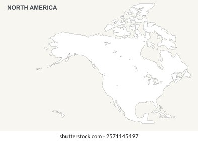 A simple continental world map with each continent depicted as a single solid shape