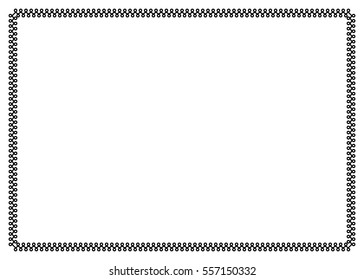 Simple continuous circular line art
Wallpaper border. Background frame. 