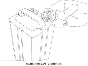 Simple continuous line, base on black and white background drawing of electric fuel filler. Vector illustration. Electric vehicle. Latest technology, smart technology and innovative technology.
