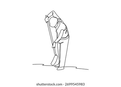 Simple continuous line drawing of all about Construction Activity. simple line, creativity designer. Vector, Designer.