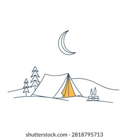 A simple continuous line