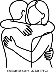 A simple continuous line