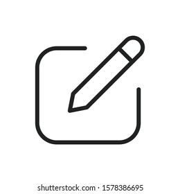 Simple contract line icon. Stroke pictogram. Vector illustration isolated on a white background. Premium quality symbol. Vector sign for mobile app and web sites.
