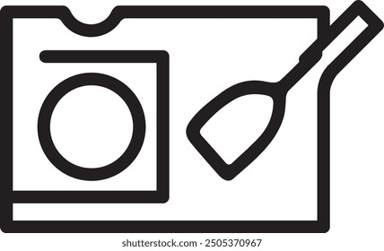 simple cooking logo icon vetor 