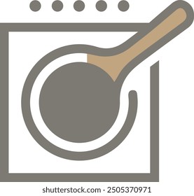 simple cooking logo icon vetor 