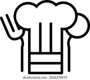 simple cooking logo icon vetor 