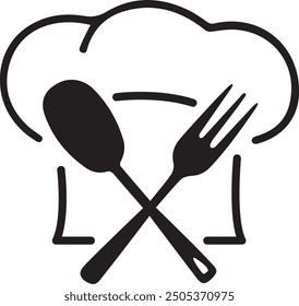 simple cooking logo icon vetor 