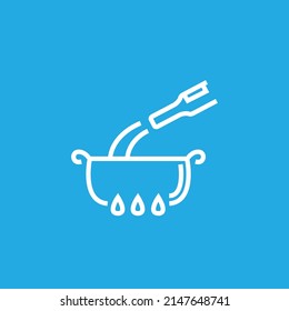 Einfache Kochen verwandte Symbole Vektorliniensymbole. Enthält Icons wie Braten, Verschneiden, Aromen, Blenden und vieles mehr. Bearbeitete Striche.