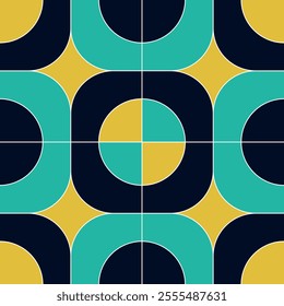 Simple and Cool Abstract Retro Geometric Shape Design.