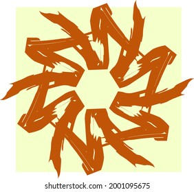 simple and cool abstract symbol