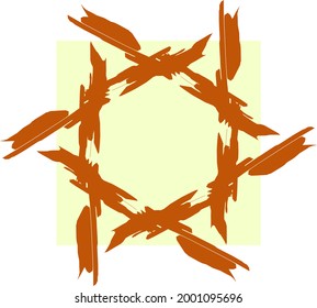 símbolo abstracto simple y fresco