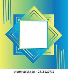 Simple Cool Geometric Color Stitching Minimalistic Square shape Abstract Background Design for background, banner, website template, social media, poster,ac