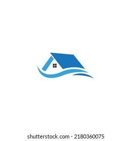 simple cool house logo illustration and suitable for brand logos and others