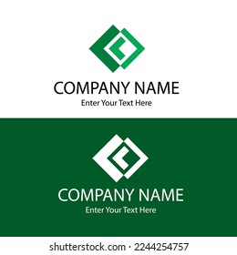 simple and cool rectangular company and business logo design. minimalist and simple logo for company, logo design template, asset design branding