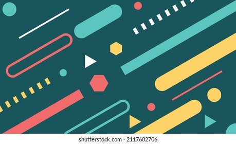 simple and cool shape abstract background design