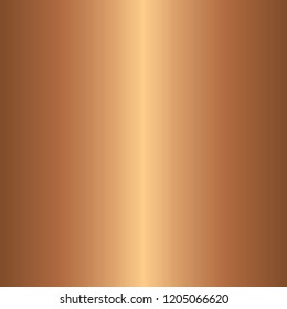 Simple copper gradient texture background in square.