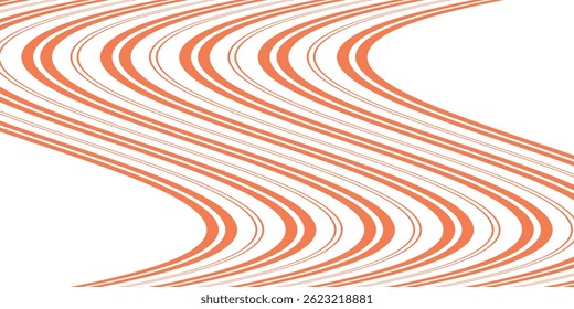 
simple coral flag line pattern.