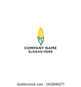 Simple Corn Logo Design Inspiration