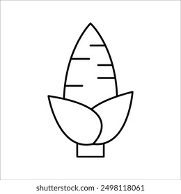simple corn vector icon design