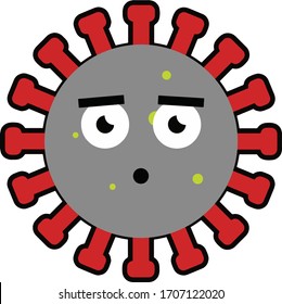 A simple Corona Virus Illustration