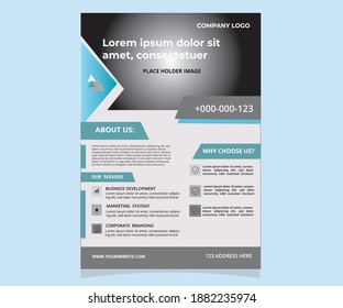 Simple Corporate Flyer Template Design