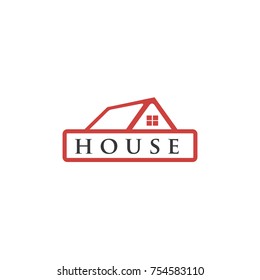 simple corporate house logo