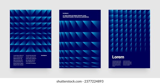 Simple corporate layout template for events, companies or any business related. Design with geometric shape for flyer, poster, cover, brochure, banner or any layout. Bauhaus geometric background.