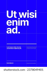 Simple plantilla de diseño corporativo para eventos, empresas o cualquier relación comercial. Diseño con guías para volantes, afiches, portada, folleto, banner o cualquier disposición.