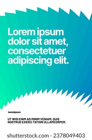 Simple plantilla de diseño corporativo para eventos, empresas o cualquier relación comercial. Diseño con forma geométrica para volante, afiche, portada, folleto, pancarta o cualquier disposición.