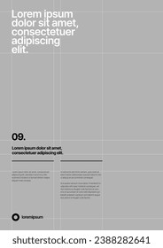 Simple corporate layout template for events, companies or any business related. Design with mark up for flyer, poster, cover, brochure, banner or any layout. 