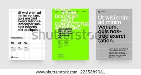 Simple corporate layout template for events, companies or any business related. Design with guides for flyer, poster, cover, brochure, banner or any layout.