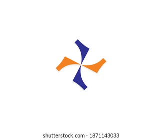 Simple corporate logo design template icon