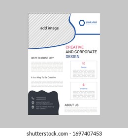 Simple corporate modern business flyer