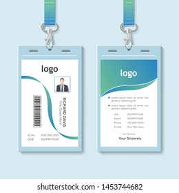 Simple Corporate Office Identity Card Design Template