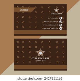Simple Corporate Visiting Card Template