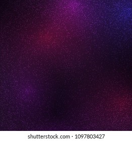 Simple cosmic background with stars and nebulae. Vector background for your creativity