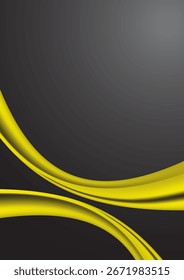 simple cover background design with black and yellow golden gradient template