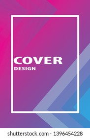 Simple cover design with gradient blend 