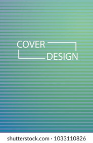 Simple Cover Design Simple Halftone Gradients Background. Future Cover Template. Vector Geometric Patterns. A4 size. Brochures, Flyers, Presentations, Leaflet, Magazine, Annual Report
