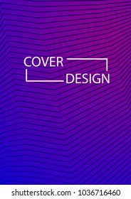 Simple Cover Design Simple Halftone Gradients Background. Future Cover Template. Vector Geometric Patterns. A4 size. Brochures, Flyers, Presentations, Leaflet, Magazine, Annual Report
