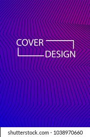 Simple Cover Design Simple Halftone Gradients Background. Future Cover Template. Vector Geometric Patterns. A4 size. Brochures, Flyers, Presentations, Leaflet, Magazine, Annual Report
