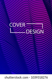 Simple Cover Design Simple Halftone Gradients Background. Future Cover Template. Vector Geometric Patterns. A4 size. Brochures, Flyers, Presentations, Leaflet, Magazine, Annual Report
