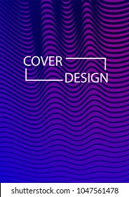 Simple Cover Design Simple Halftone Gradients Background. Future Cover Template. Vector Geometric Patterns. A4 size. Brochures, Flyers, Presentations, Leaflet, Magazine, Annual Report
