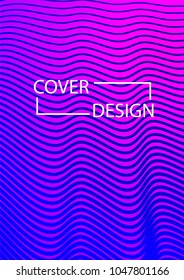 Simple Cover Design Simple Halftone Gradients Background. Future Cover Template. Vector Geometric Patterns. A4 size. Brochures, Flyers, Presentations, Leaflet, Magazine, Annual Report
